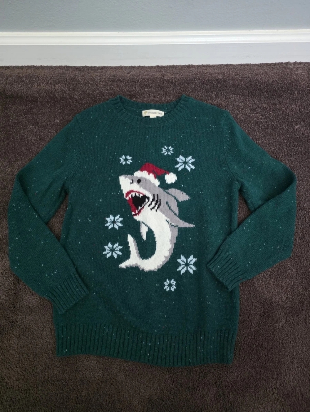Tucker and Tate Kids  Boy Christmas Shark Sweater